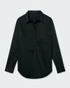 Elbe Popover Stretch Poplin Shirt Petite Fit - Black