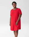 Halie T-Shirt Dress - Red