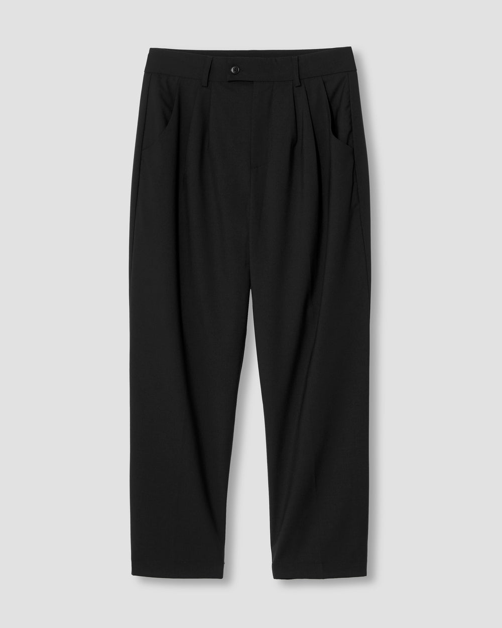 Silvia Slim Cut Cropped Trousers 25 inch - Black