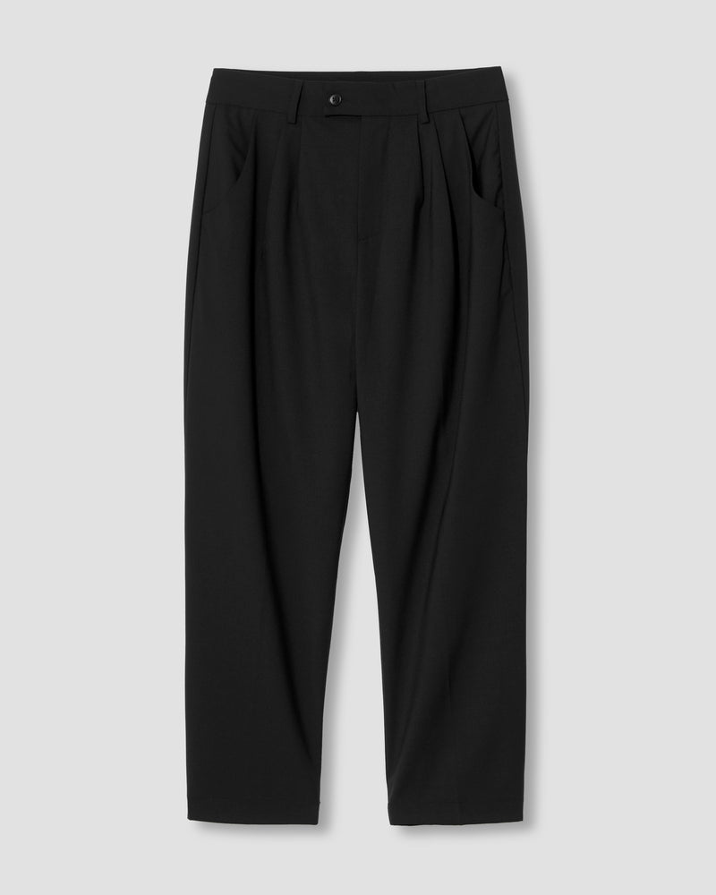 Silvia Slim Cut Cropped Trousers 25 inch - Black