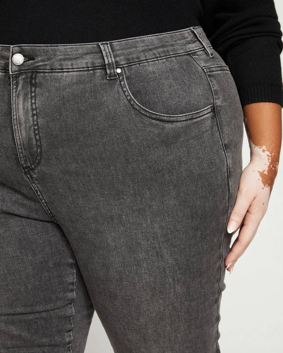 Seine High Rise Skinny Jeans 30 Inch - Distressed Black Zoom image 1