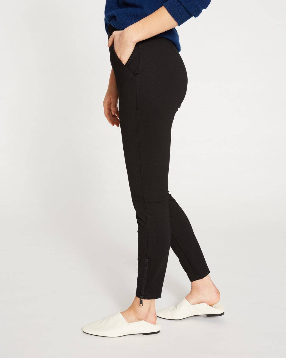 Everlane The Side-Zip Stretch Cotton Pants Navy Blue Women’s Size 8
