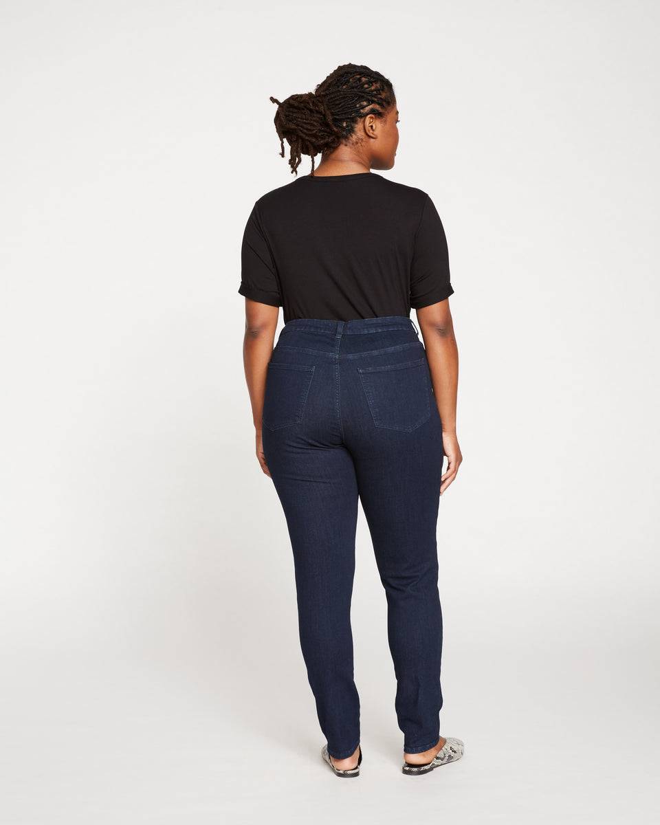 Seine High Rise Skinny Jeans 32 Inch - Dark Indigo | Universal Standard