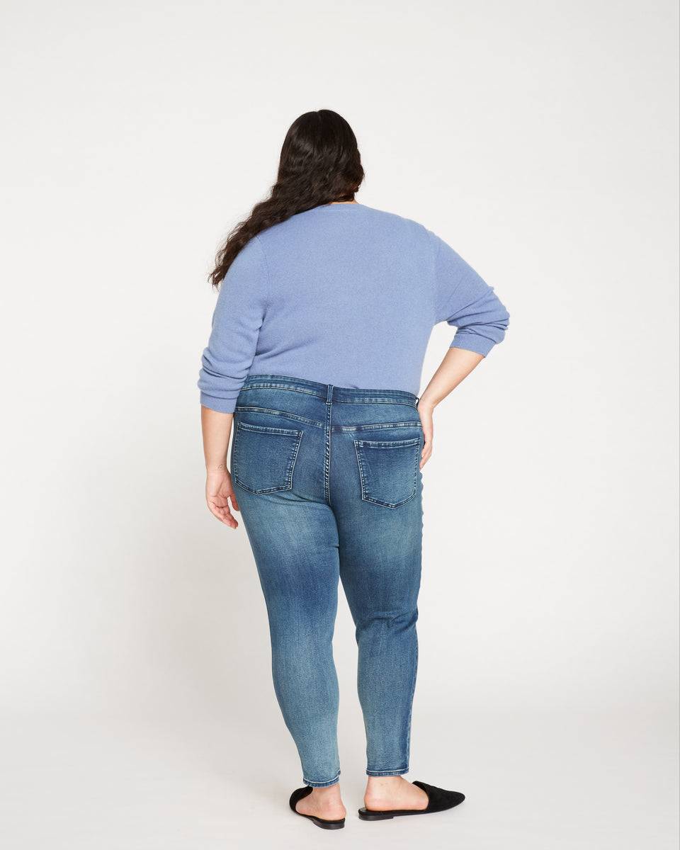 Sarah MID RISE SKINNY Tall Women's Jean in Blue