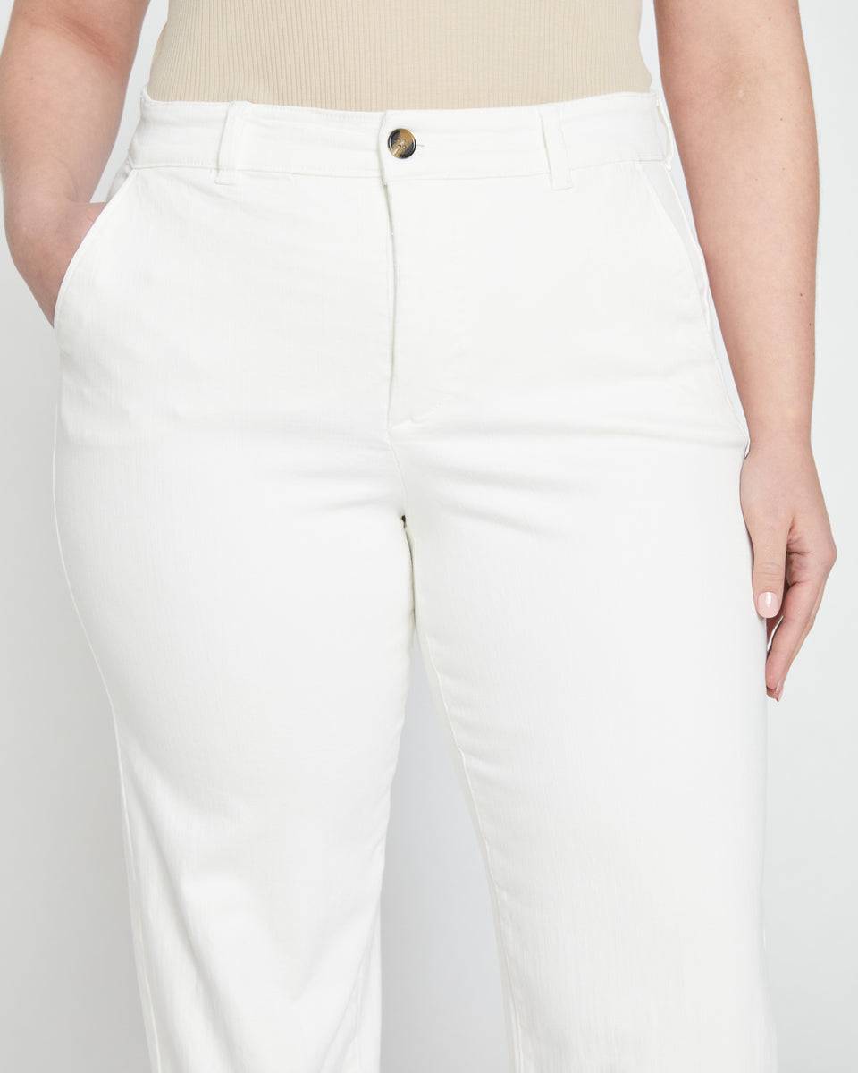 Carol High Rise Jeans - White Zoom image 7
