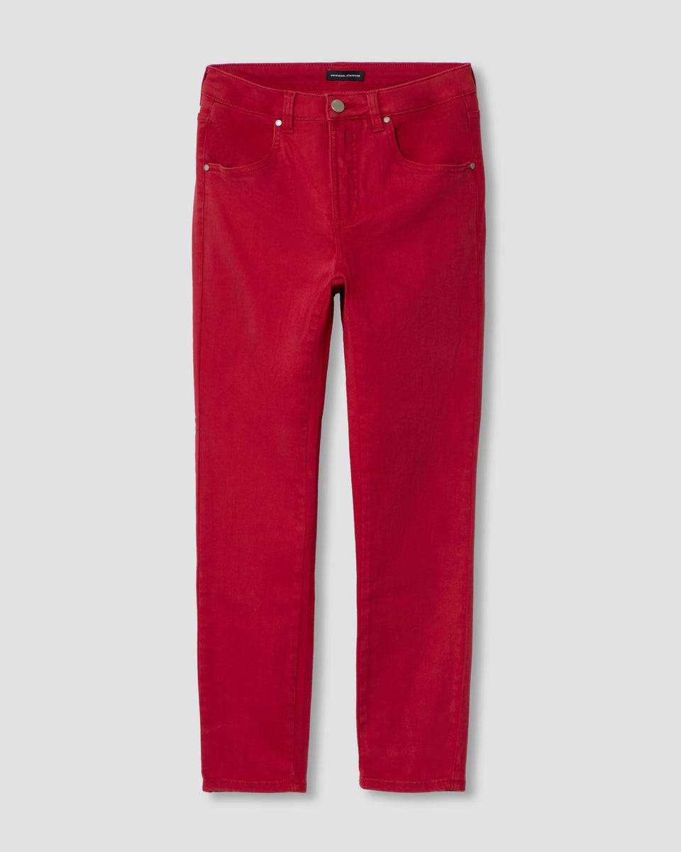 Seine High Rise Skinny Jeans 27 Inch - Red Dahlia